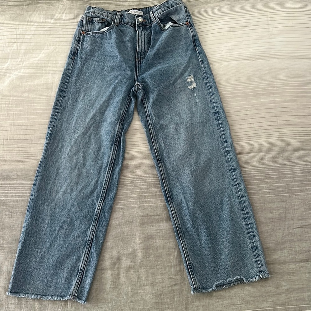 Zara Girl Straight Leg Ankle Jeans size 13-14